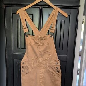 We The Free Dark Tan Overalls XS